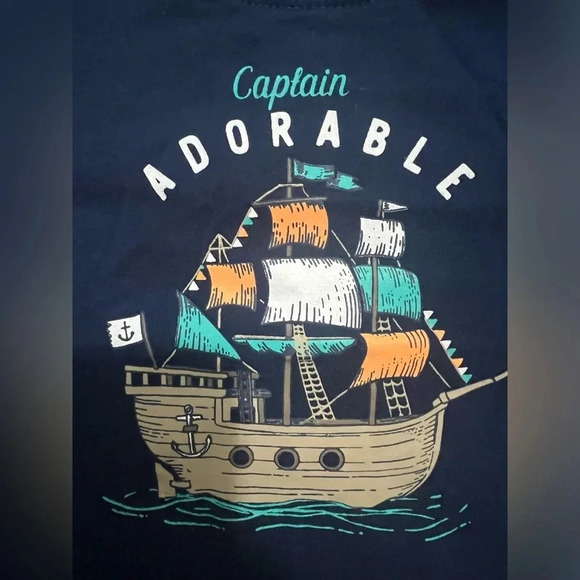 Carter's Captain Adorable Tee Shirt & Shorts Set - Picture 5 of 8